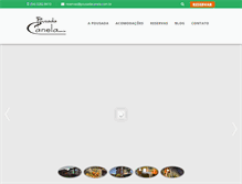 Tablet Screenshot of pousadacanela.com.br